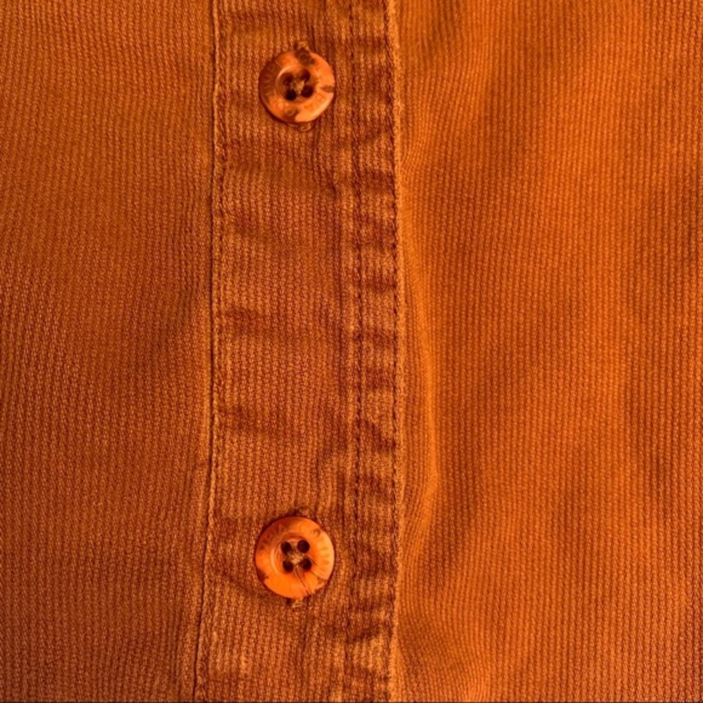 Columbia Women's Button Down Top Sleeveless Burnt Orange Rust Orange Columbia M - Picture 5 of 6